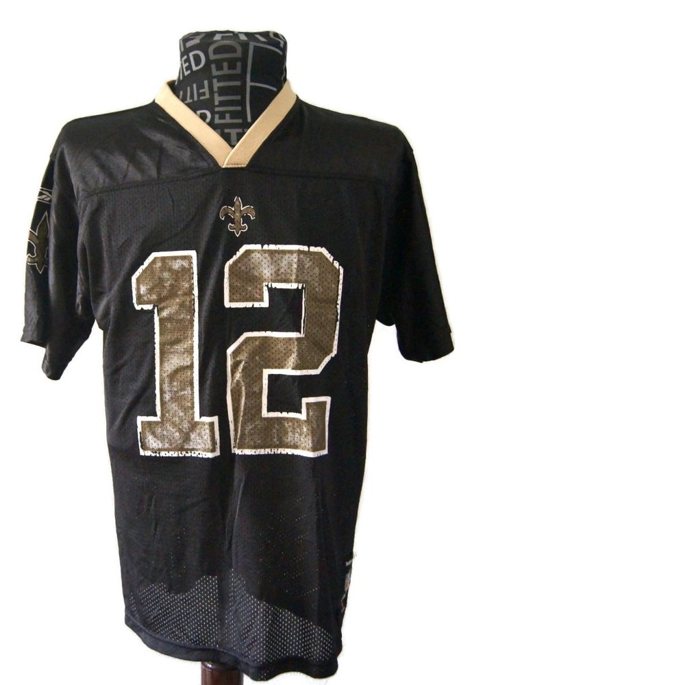 Reebok New Orleans Saints NFL #12 Marques Colston Football Jersey Youth XL 18-20